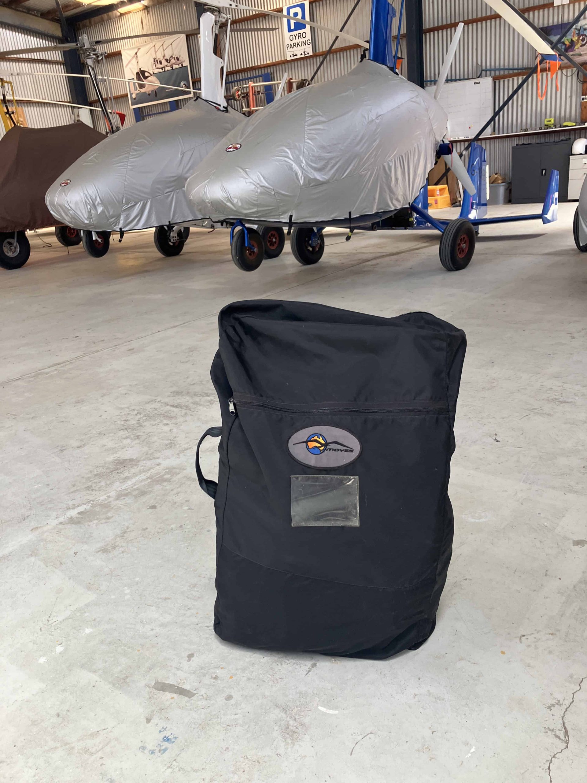 Hang glider harness bag